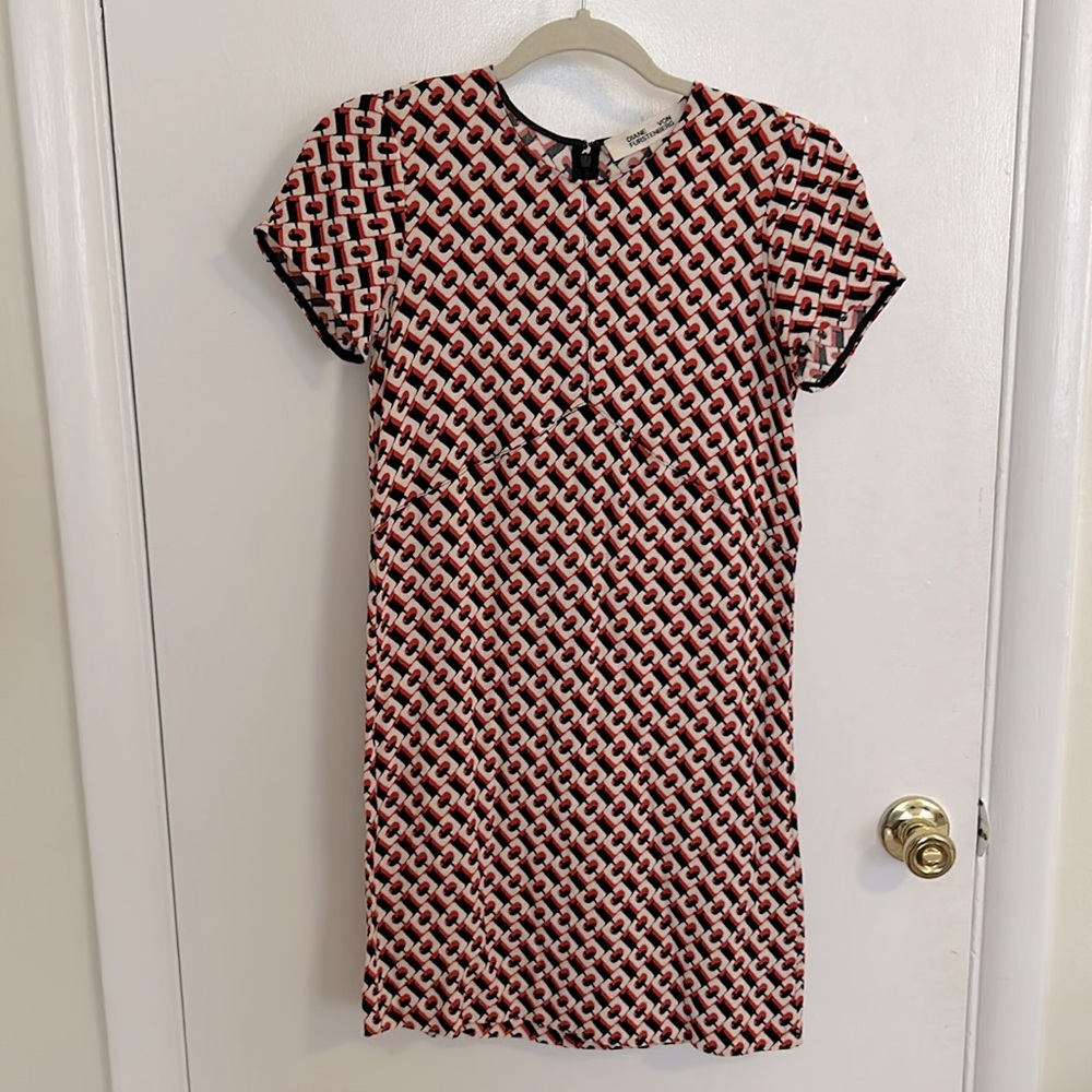 Diane Von Furstenberg Mini Shift Dress - XS